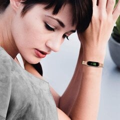 Xiaomi Smart Band 8 tekojalokivikoristeelle, ruostumattomasta teräksestä valmistettu hihnan vaihto-älykellon ranneke hinta ja tiedot | Älykellot | hobbyhall.fi