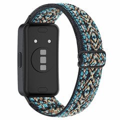 Huawei Band 8:lle Bohemian Style Elastinen Nylon Älykellon rannekello Kellon rannekkeen vaihto hinta ja tiedot | Älykellot | hobbyhall.fi