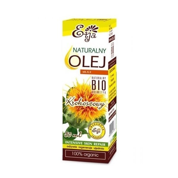 Safloriöljy Etja BIO 50 ml hinta ja tiedot | Eteeriset ja kosmeettiset öljyt | hobbyhall.fi