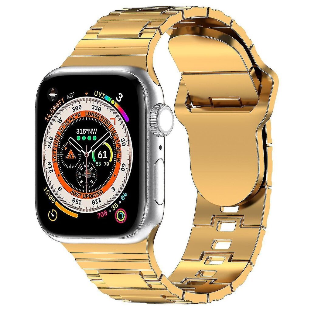 Apple Watch Series 1/2/3 38mm/4/5/6/SE/SE(2022) 40mm/7/8 41mm Galvanoitu älykellon hihna hinta ja tiedot | Älykellot | hobbyhall.fi