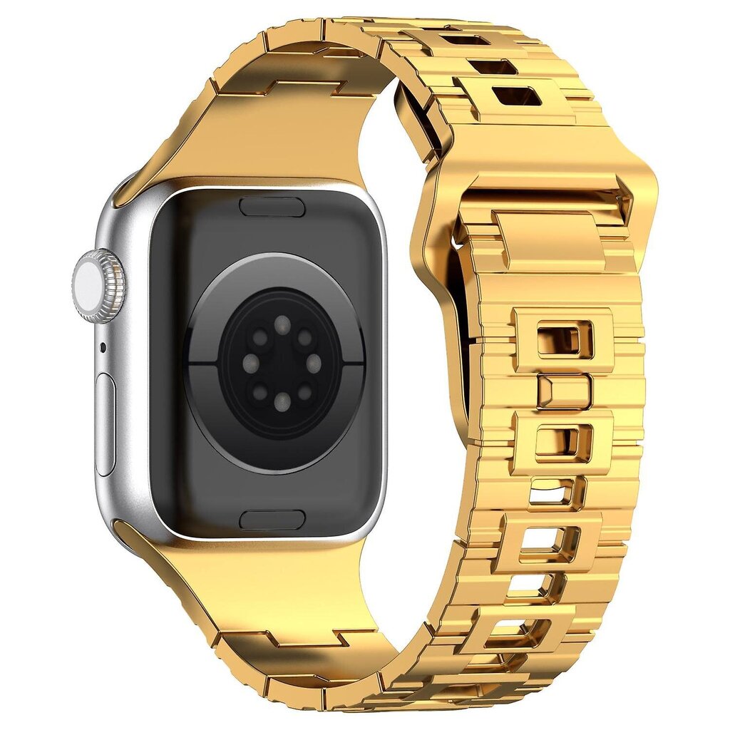 Apple Watch Series 1/2/3 38mm/4/5/6/SE/SE(2022) 40mm/7/8 41mm Galvanoitu älykellon hihna hinta ja tiedot | Älykellot | hobbyhall.fi