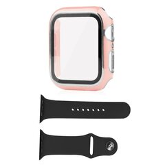 Rannehihnat Apple Watch Series 8 45mm/7 45mm Smartwatch Sport Rannekello + kova PC Electroplatin hinta ja tiedot | Älykellot | hobbyhall.fi