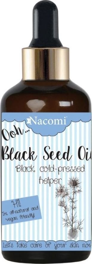 Nacomi Black Seed Oil vartaloöljy 50 ml hinta ja tiedot | Eteeriset ja kosmeettiset öljyt | hobbyhall.fi