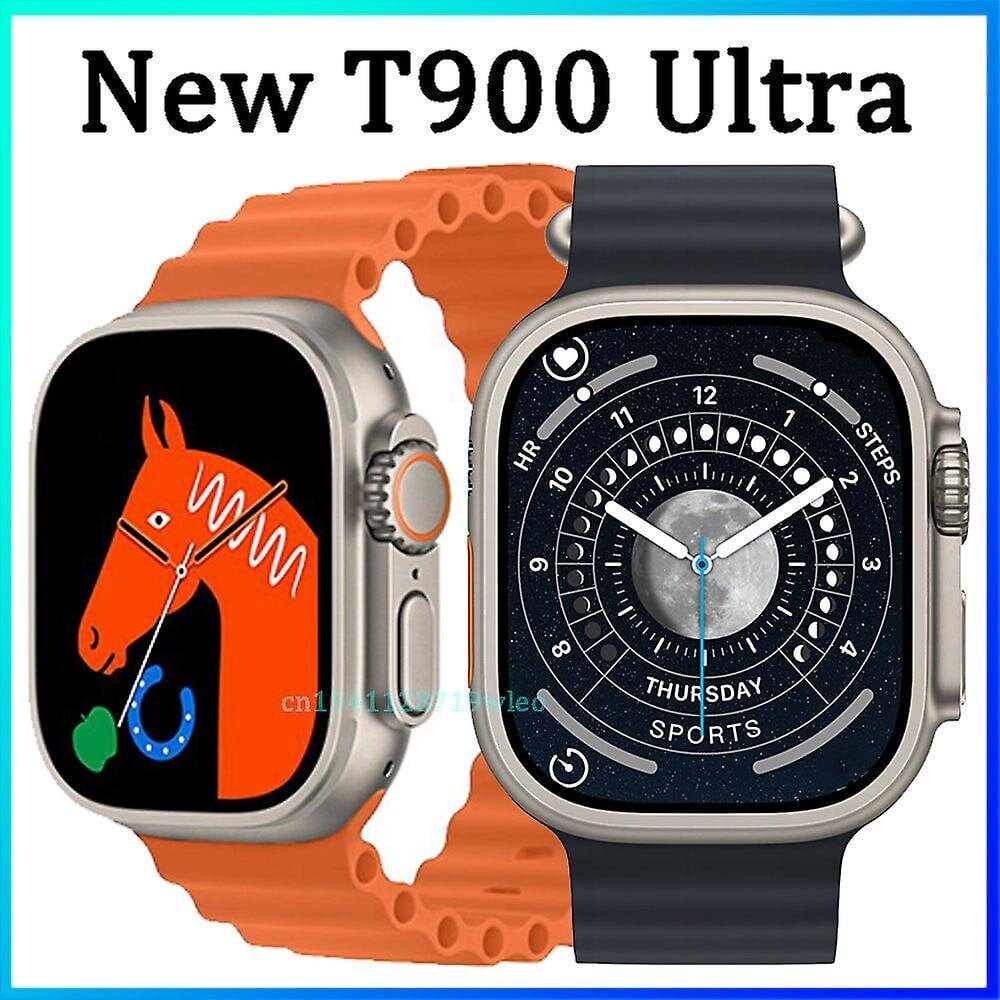 Älykello T900 Ultra 49mm Uusi Smart Watch 8 Ultra Miesten Naisten Älykello Bluetooth Call Vedenpitävä Kello 8 Langatonta latausta hinta ja tiedot | Älykellot | hobbyhall.fi