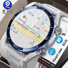 2023 Uusi Nfc Ecg+ppg Bluetooth Call Älykello Gps Tracker Motion Rannekoru Fitness Huawei Kelloille Ultimate Smart Watch Men hinta ja tiedot | Älykellot | hobbyhall.fi