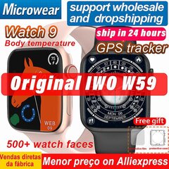 Microwear Iwo W59 Smart Watch Miesten Series 9 2,2 tuuman 428 X 518 Dynaaminen GPS-seurantatehtävä Terveysnäyttö Bt Call -älykello hinta ja tiedot | Älykellot | hobbyhall.fi