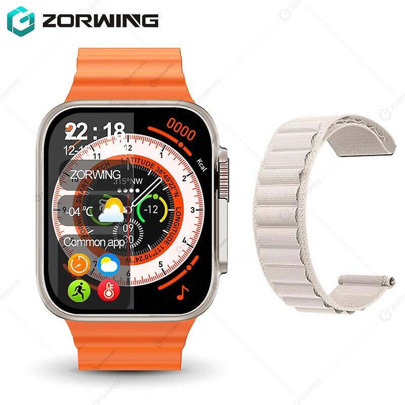 Zorwing Hk8 Pro Max Gen2 Älykello Ultra Men Amoled Compass Nfc Älykello Verenpaine Fitness Watch Android Ios 2023 hinta ja tiedot | Älykellot | hobbyhall.fi