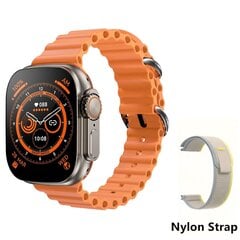 49mm älykello Apple Smart Watch Ultra Series 8 Miesten Naisten Kellot Nfc GPS Track Lämpömittari Bluetoothpuhelu Vedenpitävä Urheilu hinta ja tiedot | Älykellot | hobbyhall.fi