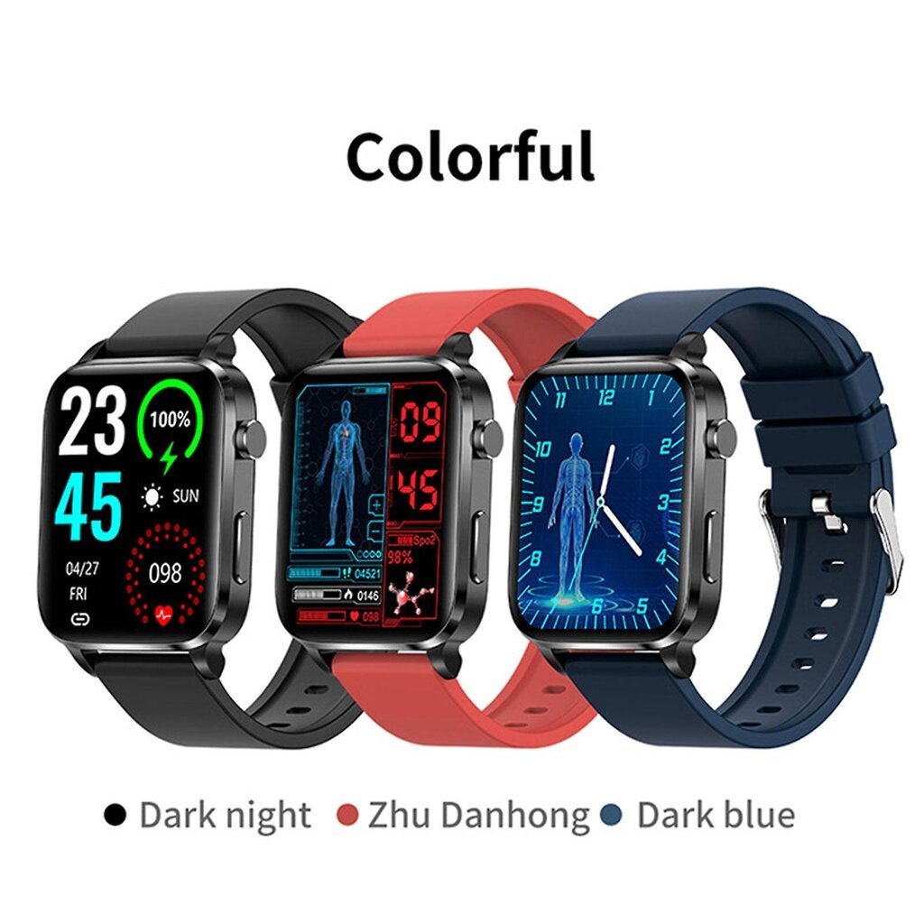 Suga Pro SmartWatch, Wolfnotch Diabetic Smart Watch, Wolf Notch Smart Watch Blood Sugar hinta ja tiedot | Älykellot | hobbyhall.fi