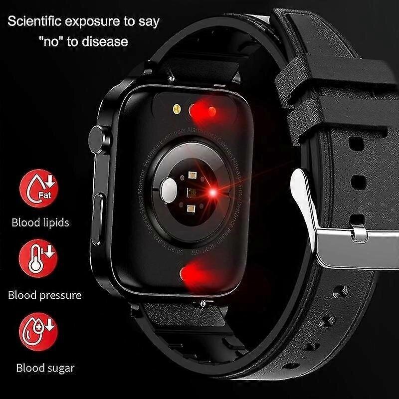 2023 Uusi Blood Sugar Smart Watch Miesten Sangao Laser Treat Health Syke Verenpaine Urheiluälykello Naisten Glukometrikello hinta ja tiedot | Älykellot | hobbyhall.fi