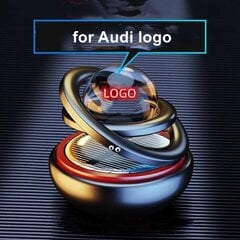 (Audi logolle)Auton aurinko aromaterapia 360 astetta automaattisesti pyörivä auton ilmanraikastin hajuvesi auton aromaterapia mauste auton hajuvesi custom LOG hinta ja tiedot | Ilmanraikastimet autoon | hobbyhall.fi