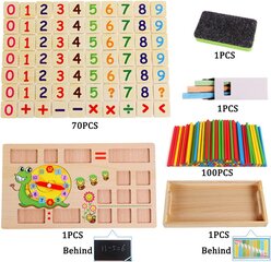 Awonlate Montessori-matemaattinen lelu hinta ja tiedot | Kehittävät lelut | hobbyhall.fi