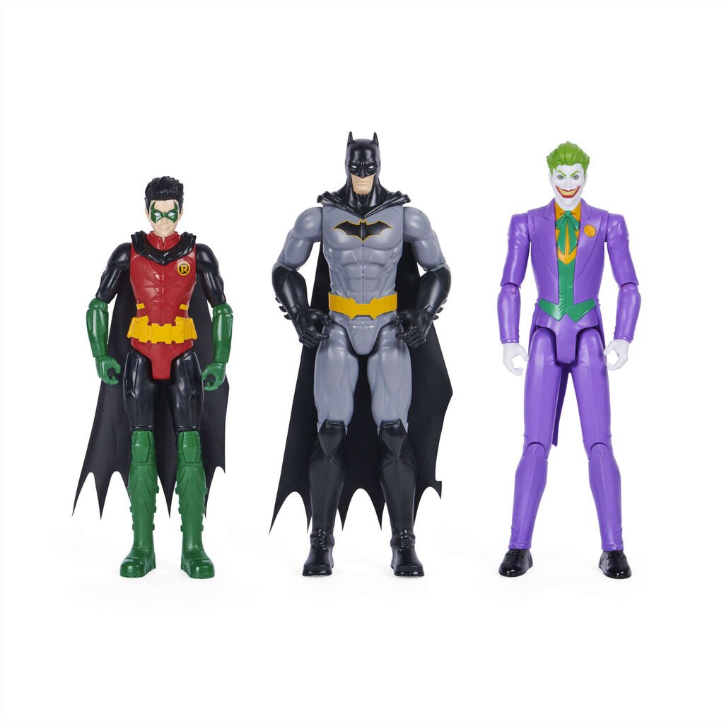 Toimintahahmosetti Spin Master DC Comics 3-in-1 Batman, Robin, Joker hinta ja tiedot | Poikien lelut | hobbyhall.fi