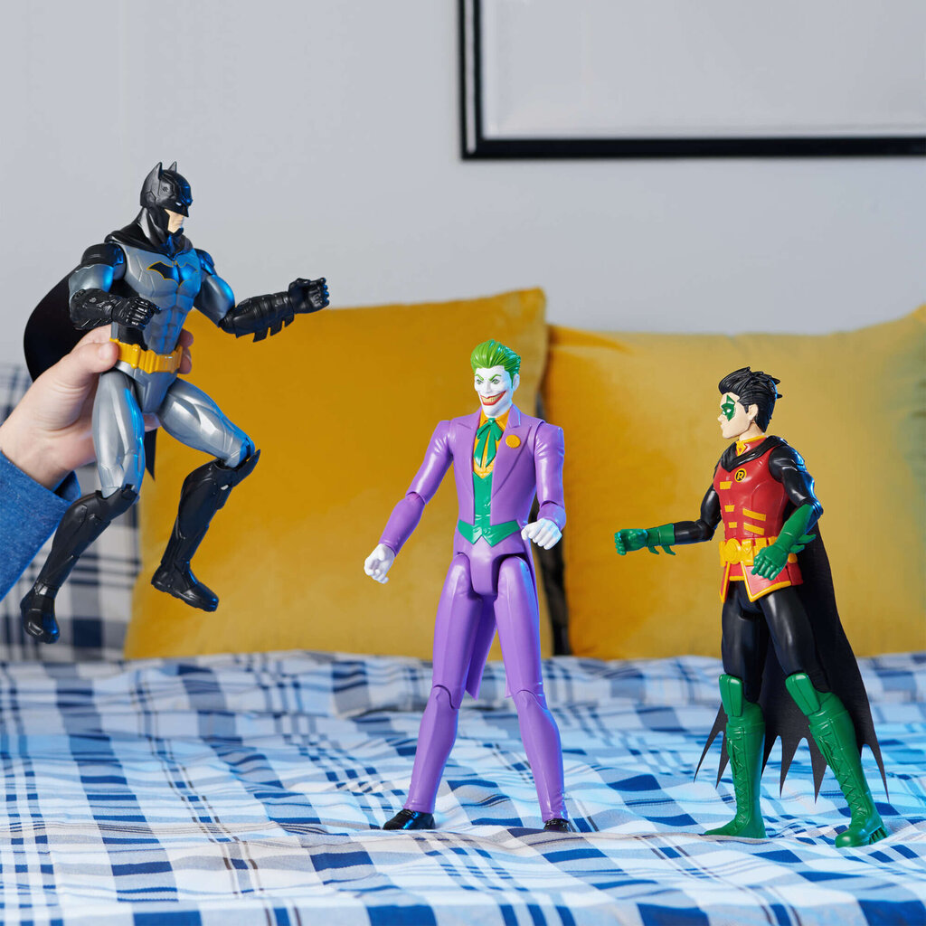 Toimintahahmosetti Spin Master DC Comics 3-in-1 Batman, Robin, Joker hinta ja tiedot | Poikien lelut | hobbyhall.fi