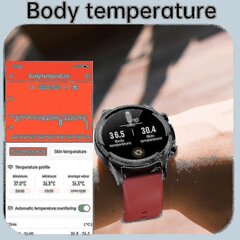 2023 Blood Glucose Smart Watch Ecg+ppg Verenpaineen kehon lämpötilan älykello Miesten Ip68 Waterproof Fitness Tracker - Älykellot Junma hinta ja tiedot | Älykellot | hobbyhall.fi