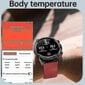 2023 Blood Glucose Smart Watch Ecg+ppg Verenpaineen kehon lämpötilan älykello Miesten Ip68 Waterproof Fitness Tracker - Älykellot Junma hinta ja tiedot | Älykellot | hobbyhall.fi