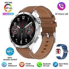 2024 Uutta HD GT4 Pro Smart Watch -kellolle aikuisten NFC GPS Tracker 466*466 HD-näyttö Syke Bluetooth Call SmartWatch hinta ja tiedot | Älykellot | hobbyhall.fi