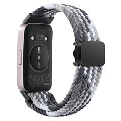 Huawei Band 8 / Band 8 NFC / Band 9 / Band 9 NFC ranneke magneettinen solki nailon punottu älykellon hihna hinta ja tiedot | Älykellot | hobbyhall.fi