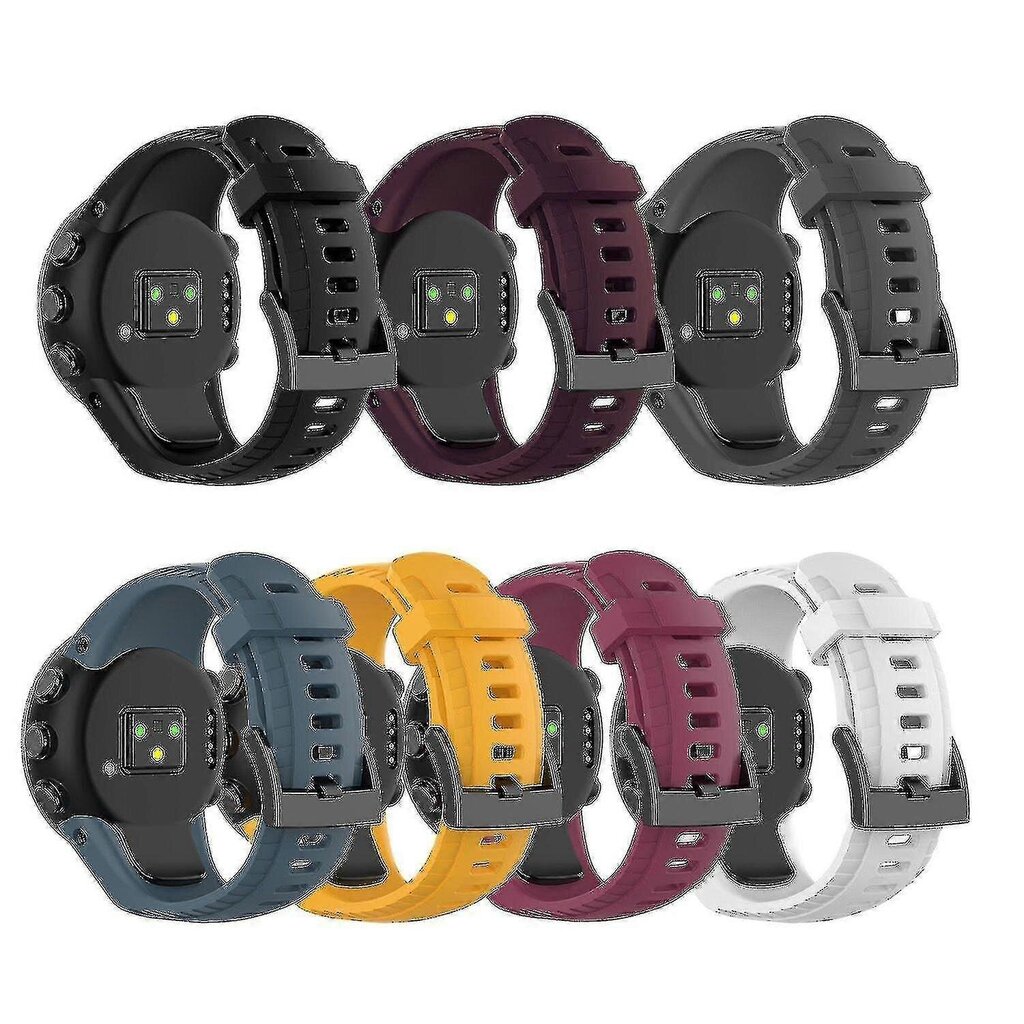 Suunto 5 -älykellolle Ranneke Ulkoilu Urheilutarvikkeet Silikoni Vaihtokello Rannekello Rannekoru Rannekoru Vyö Laturi hinta ja tiedot | Älykellot | hobbyhall.fi