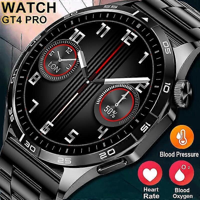 Watch GT4 for Huawei Smart Watch Adult GPS Tracker 1,43 tuuman 466*466 HD-näyttö Näytä aina Bluetooth-puheluälykello Uusi hinta ja tiedot | Älykellot | hobbyhall.fi