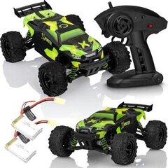 Kauko-ohjattava Monster Off Road Overmax SUV, vihreä hinta ja tiedot | Poikien lelut | hobbyhall.fi