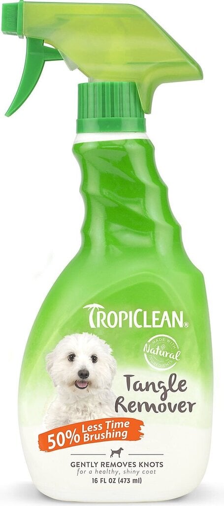 Kuivahoitoaine eläimille Tropiclean Tangle Remover, 473 ml hinta ja tiedot | Shampoot ja hoitoaineet lemmikeille | hobbyhall.fi