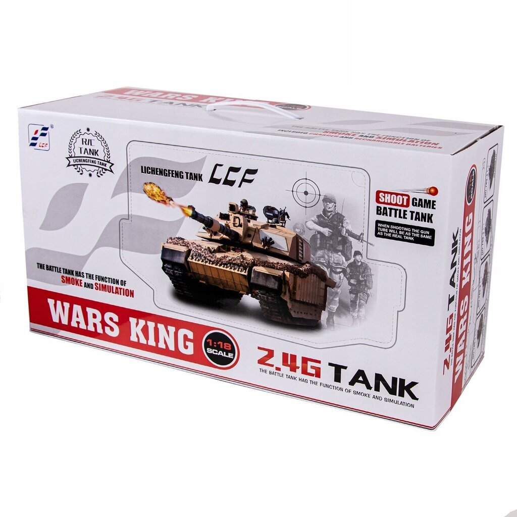 Kauko-ohjattava tankki AIG Leopard hinta ja tiedot | Poikien lelut | hobbyhall.fi