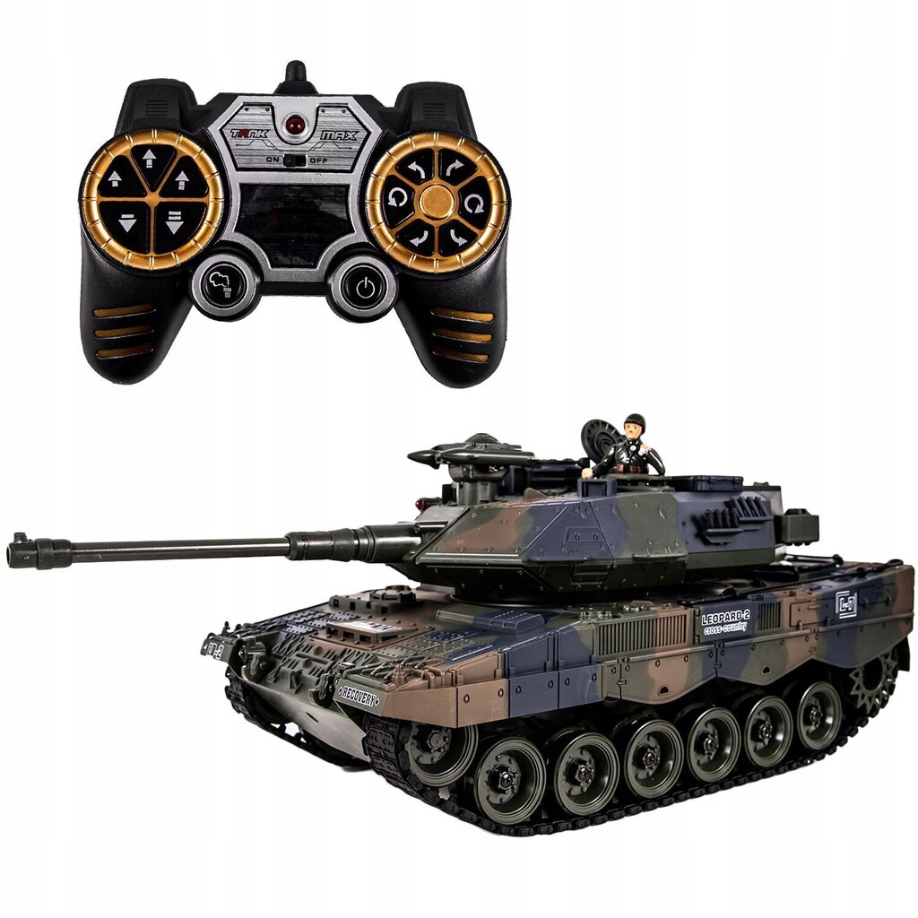 Kauko-ohjattava tankki AIG Leopard hinta ja tiedot | Poikien lelut | hobbyhall.fi