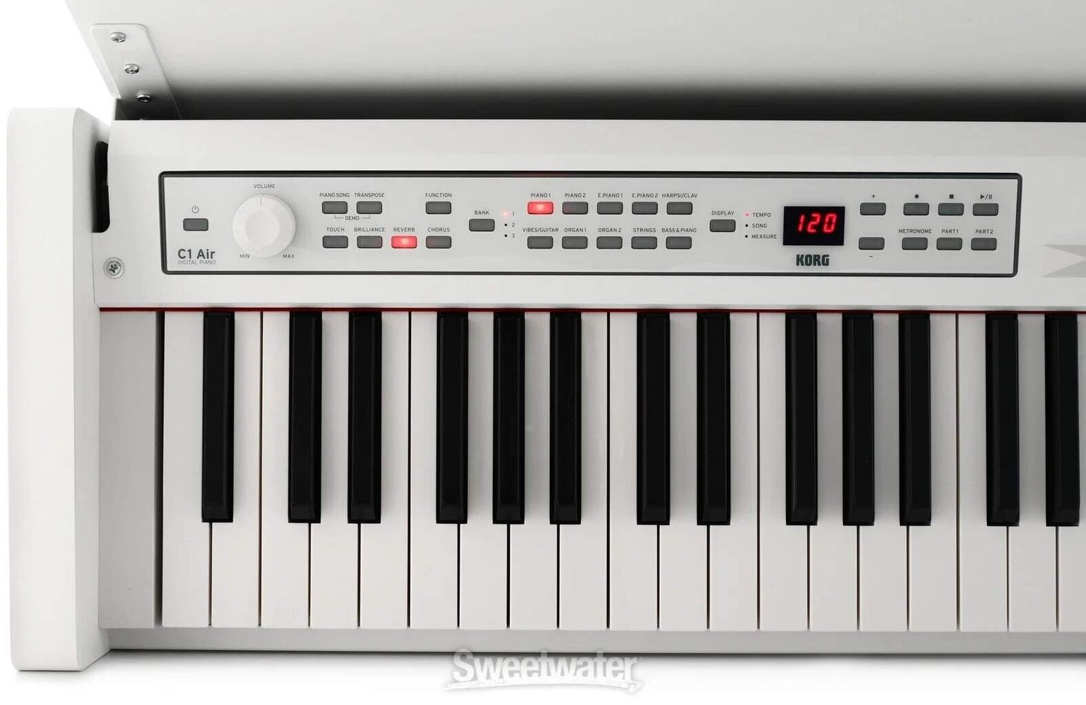 Digipiano Korg C1 AIR valkoinen hinta ja tiedot | Kosketinsoittimet | hobbyhall.fi