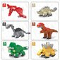 Pienet dinosaurus rakennuspalikat, 12 kpl hinta ja tiedot | Kehittävät lelut | hobbyhall.fi