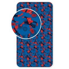 Spiderman 06 -muotoonommeltu aluslakana, 90 x 200 + 25 cm hinta ja tiedot | Lakanat | hobbyhall.fi