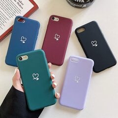 Kotelo Iphone Se 2022 Iphone 7 Iphone 8 Iphone Se 2020, Cute Heart Girls Pehmeä silikoni TPU puskurin suojakuori, kumi iskunkestävä kotelo iPhonelle hinta ja tiedot | Puhelimen kuoret ja kotelot | hobbyhall.fi