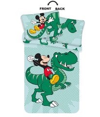 Mickey dino baby -pussilakanasetti, 100 x 135 cm + 1 tyynyliina 40 x 60 cm hinta ja tiedot | Vuodevaatteet lapsille | hobbyhall.fi