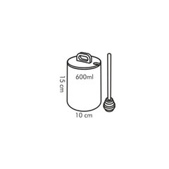 Hunajapurkki Tescoma Gustito, 0,6 l. hinta ja tiedot | Astiat | hobbyhall.fi