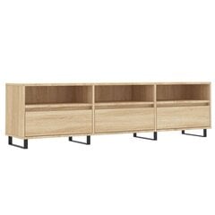 vidaXL TV-taso Sonoma-tammi 150x30x44,5 cm tekninen puu hinta ja tiedot | TV-tasot | hobbyhall.fi