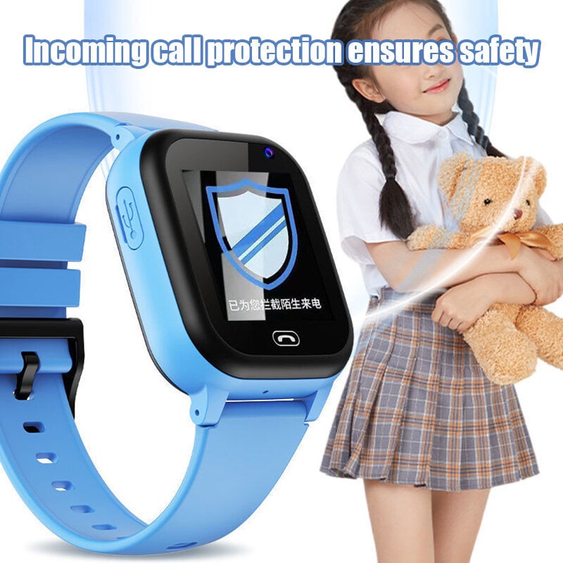 4G Kids Smart Phone Watch Sos Call Lbs Tracker Sijainti Sim-Kortti Kello Kamera Chat Vedenpitävä Älykello Pojat Tytöt Lahjat_Pink hinta ja tiedot | Älykellot | hobbyhall.fi