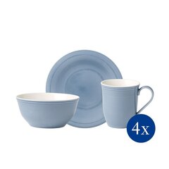 Like by Villeroy & Boch -aamiaissetti Color Loop Horizon, 12 osaa hinta ja tiedot | Lasit, mukit ja kannut | hobbyhall.fi