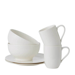 Villeroy & Boch For Me Breakfast-Set -aamiaisastiasto 2 henkilölle hinta ja tiedot | Lasit, mukit ja kannut | hobbyhall.fi