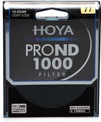 Hoya neutraalitiheyssuodatin ND1000 Pro 72mm hinta ja tiedot | Hoya Kamerat ja tarvikkeet | hobbyhall.fi
