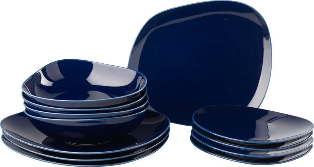 Villeroy & Boch Astiastosetti Organic Deep Blue 12-os. hinta ja tiedot | Astiat | hobbyhall.fi