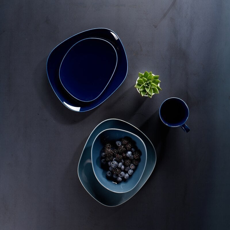 Villeroy & Boch Astiastosetti Organic Deep Blue 12-os. hinta ja tiedot | Astiat | hobbyhall.fi