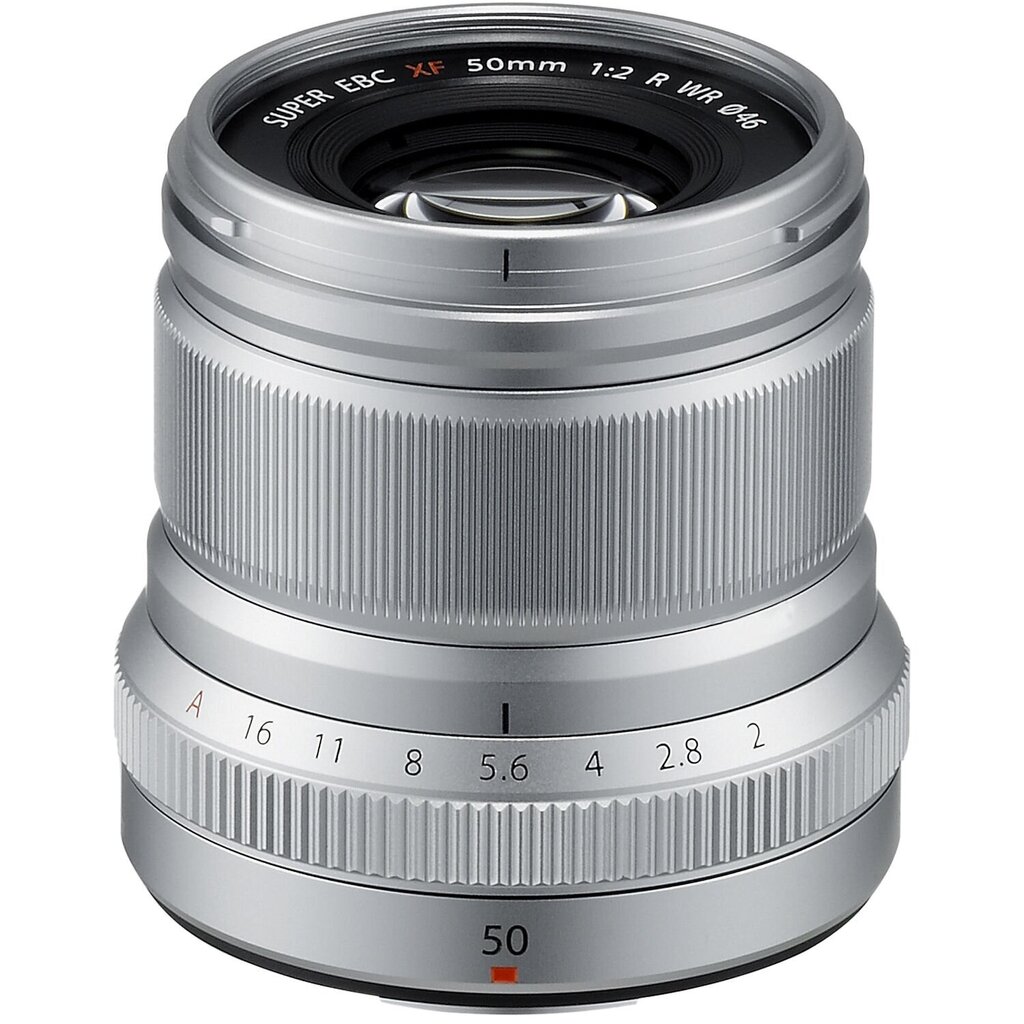 Fujinon XF 50mm f / 2 R WR objektiivi, hopea hinta ja tiedot | Kameran suotimet | hobbyhall.fi
