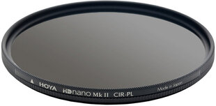 Hoya suodatin pyöreä polarisaattori HD Nano Mk II 77mm hinta ja tiedot | Kameran suotimet | hobbyhall.fi