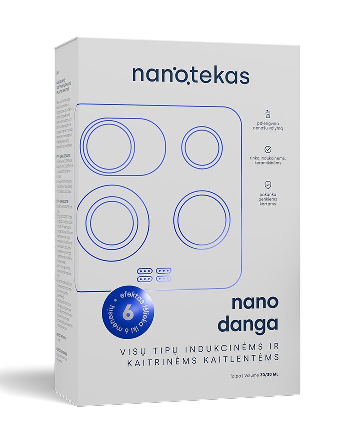 Nanotekas nanopinnoite liesille, 30/30 ml hinta ja tiedot | Puhdistusaineet | hobbyhall.fi