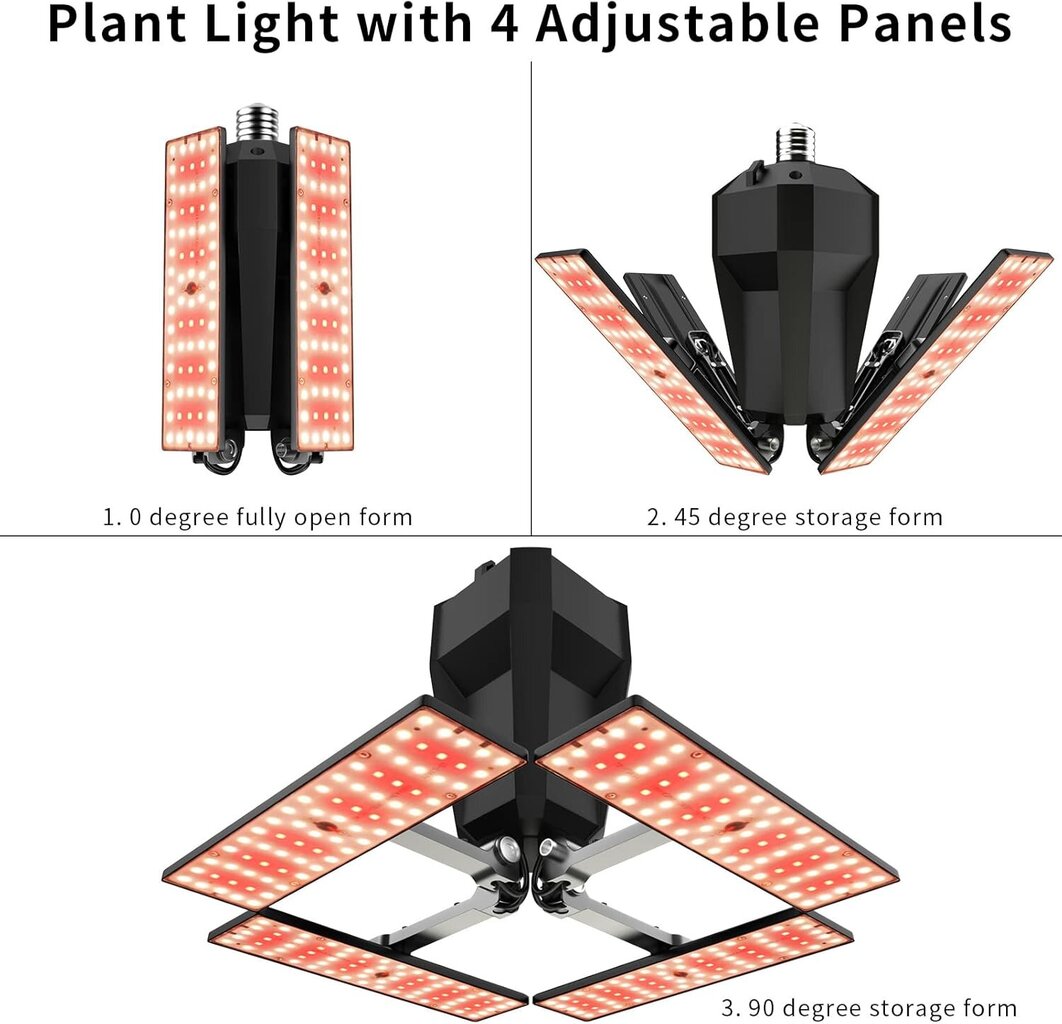 LED-kasvilamppu SINJIAlight ‎wb0016 hinta ja tiedot | Sisäpuutarhat ja kasvilamput | hobbyhall.fi