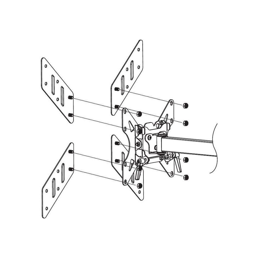 VESA-adapteri 200x200 - 400x400 maksimiin hinta ja tiedot | TV-seinätelineet | hobbyhall.fi