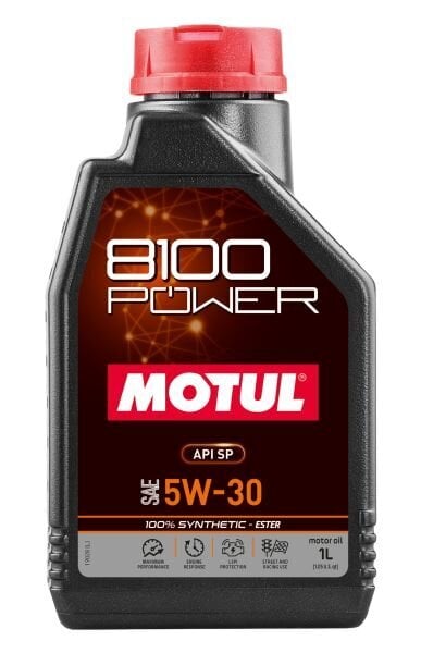 Moottoriöljy Motul 8100 POWER 5W30, 1L hinta ja tiedot | Moottoriöljyt | hobbyhall.fi