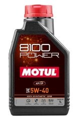 Moottoriöljy Motul 8100 POWER 5W40, 1L hinta ja tiedot | Moottoriöljyt | hobbyhall.fi