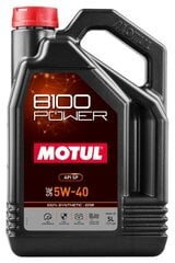 Moottoriöljy Motul 8100 POWER 5W40, 5L hinta ja tiedot | Moottoriöljyt | hobbyhall.fi