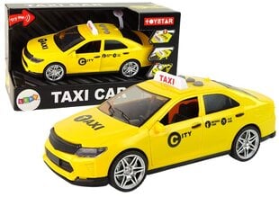 Taksi auto Lean Toys, keltainen hinta ja tiedot | Poikien lelut | hobbyhall.fi